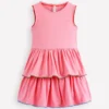 Tiered Jersey Sundress Bubblegum Pink