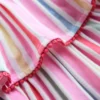 Tiered Jersey Sundress Pink Stripe Tiered Jersey Sundress Pink Stripe