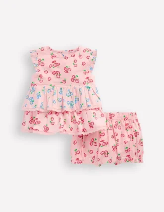 Tiered Ruffle Play Set Pink Daisy Hotchpotch