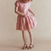 Tiered Shirt Dress Formica Pink Stripe Tiered Shirt Dress Formica Pink Stripe