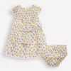 Tiered Woven Dress Soft Ivory Rose Tiered Woven Dress Soft Ivory Rose