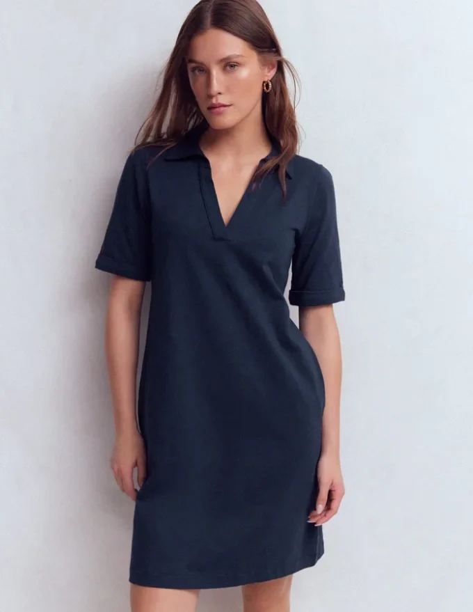 Tilda Jersey T-shirt Dress Navy Tilda Jersey T-shirt Dress Navy