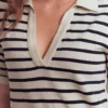 Tilda Jersey T-shirt Dress Navy and Ivory Stripe Tilda Jersey T-shirt Dress Navy and Ivory Stripe