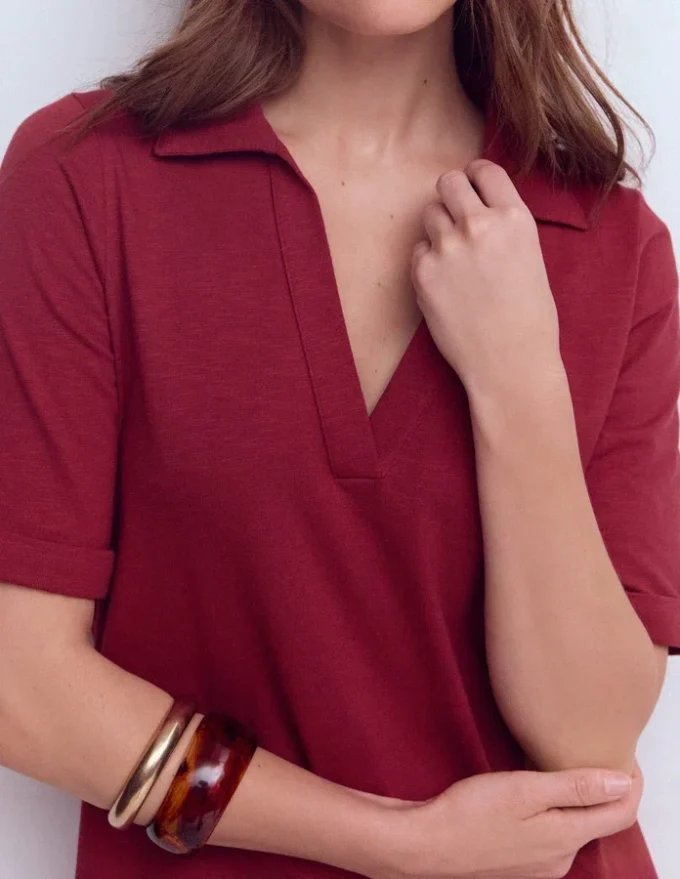 Tilda Jersey T-shirt Dress Rich Chestnut Tilda Jersey T-shirt Dress Rich Chestnut