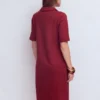 Tilda Jersey T-shirt Dress Rich Chestnut Tilda Jersey T-shirt Dress Rich Chestnut