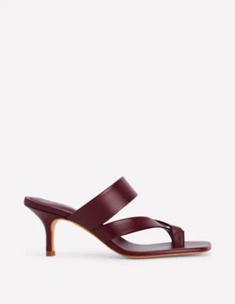 Toe Post Kitten Heel Sandal Deep Wisteria