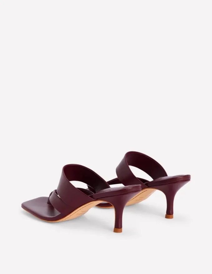 Toe Post Kitten Heel Sandal Deep Wisteria Toe Post Kitten Heel Sandal Deep Wisteria