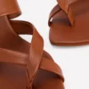 Toe Post Kitten Heel Sandal Tan Toe Post Kitten Heel Sandal Tan