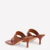Toe Post Kitten Heel Sandal Tan Toe Post Kitten Heel Sandal Tan