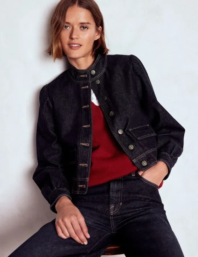 Topstitch Denim Jacket Indigo Topstitch Denim Jacket Indigo