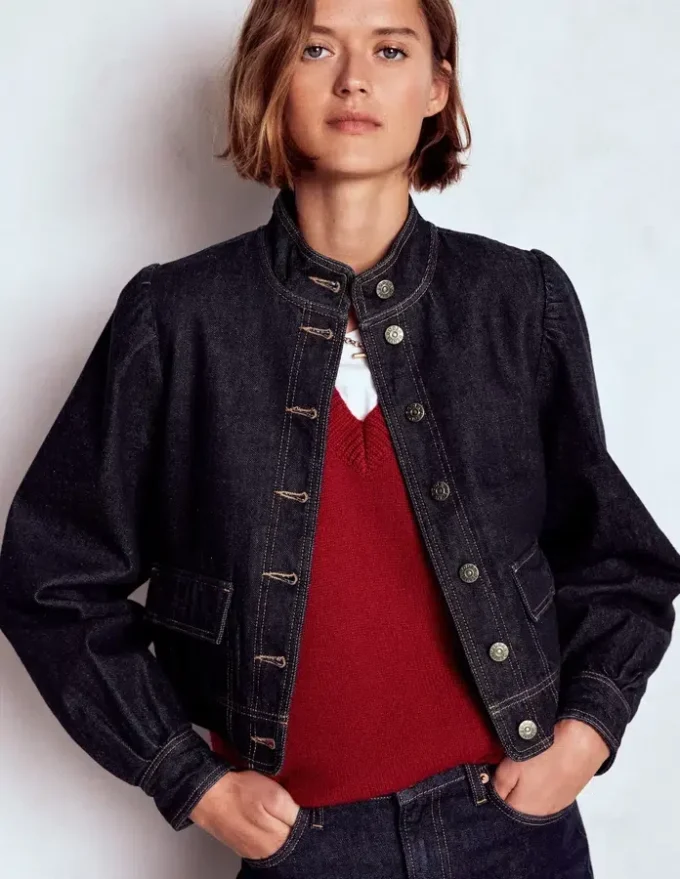 Topstitch Denim Jacket Indigo Topstitch Denim Jacket Indigo