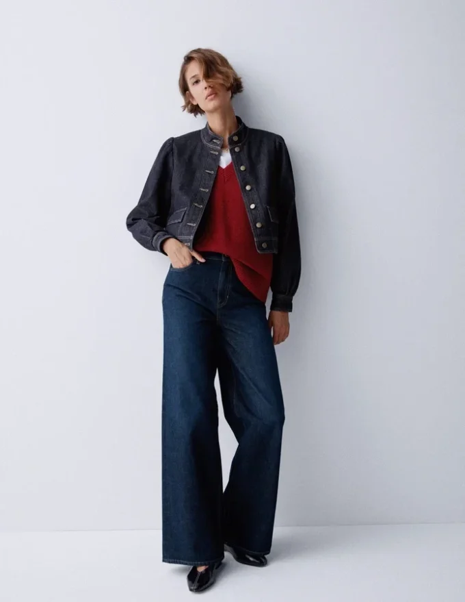 Topstitch Denim Jacket Indigo Topstitch Denim Jacket Indigo
