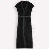 Topstitch Ponte Work Dress Black Topstitch Ponte Work Dress Black