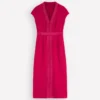 Topstitch Ponte Work Dress Pomegranate Topstitch Ponte Work Dress Pomegranate