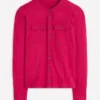 Topstitched Pocket Shirt Pomegranate Topstitched Pocket Shirt Pomegranate