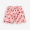 Towelling Ruffle Shorts Strawberry Stripe Towelling Ruffle Shorts Strawberry Stripe