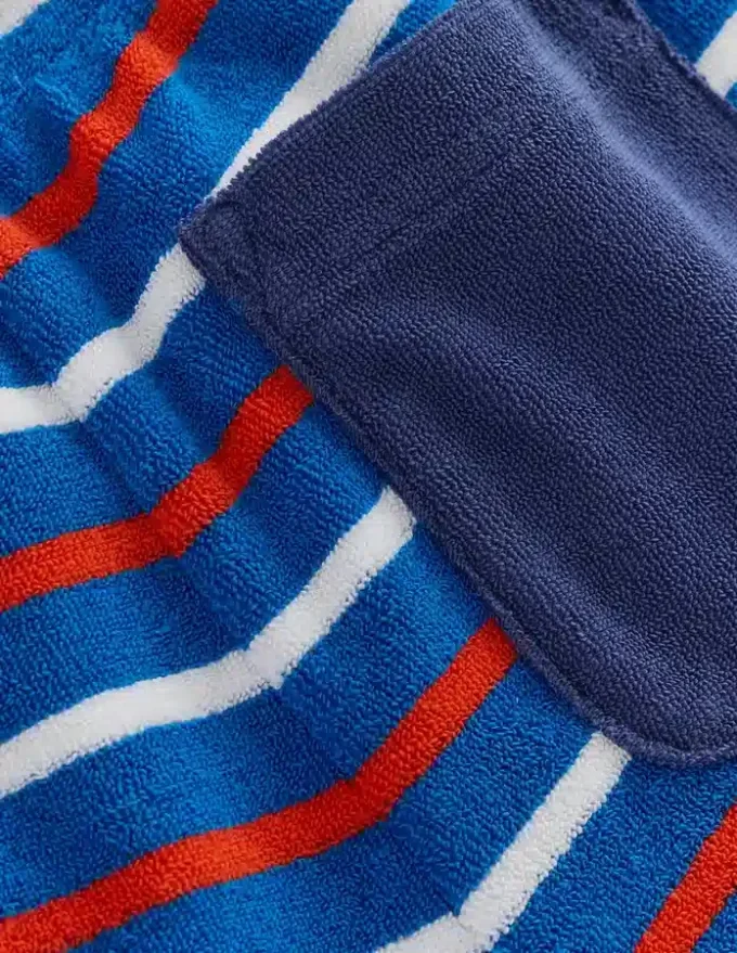 Towelling Shorts Blue Stripe Towelling Shorts Blue Stripe