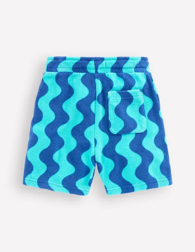 Towelling Shorts Sapphire Blue Wave Towelling Shorts Sapphire Blue Wave