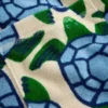 Towelling Zip-Up Throw-On Calico White Turtles Towelling Zip-Up Throw-On Calico White Turtles