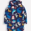 Towelling Zip-Up Throw-On College Navy Sharks