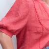 Trim Insert Double Cloth Top Rosebud Trim Insert Double Cloth Top Rosebud