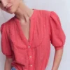 Trim Insert Double Cloth Top Rosebud Trim Insert Double Cloth Top Rosebud