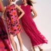 Tulle Bow Party Dress Vibrant Pink Tulle Bow Party Dress Vibrant Pink
