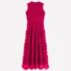 Tulle Bow Party Dress Vibrant Pink Tulle Bow Party Dress Vibrant Pink