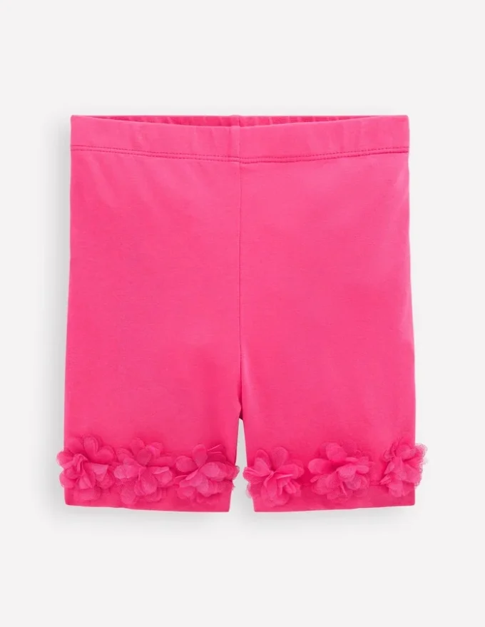 Tulle Hem Shorts Flamingo Pink Tulle Hem Shorts Flamingo Pink