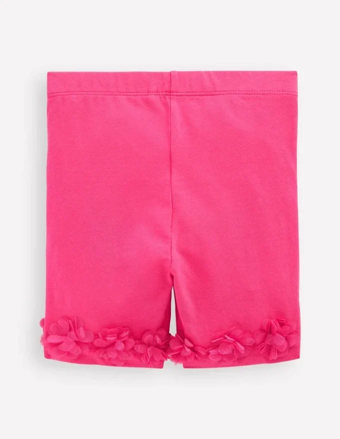 Tulle Hem Shorts Flamingo Pink Tulle Hem Shorts Flamingo Pink