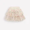 Tulle Interest Skirt Soft Ivory Multi Spot Tulle Interest Skirt Soft Ivory Multi Spot