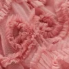 Tulle Ruffle Occasion Dress Almond Pink Tulle Ruffle Occasion Dress Almond Pink
