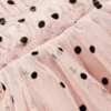 Tulle Ruffle Occasion Dress Rose Smoke Flock Spot Tulle Ruffle Occasion Dress Rose Smoke Flock Spot