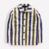 Twill Jacket Blue and Green Stripe