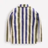 Twill Jacket Blue and Green Stripe