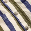 Twill Jacket Blue and Green Stripe
