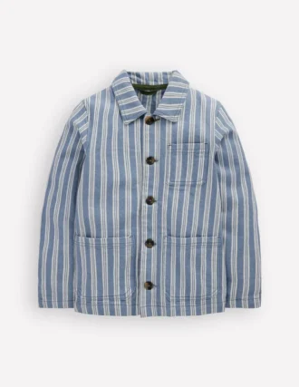Twill Jacket Grey Stripe