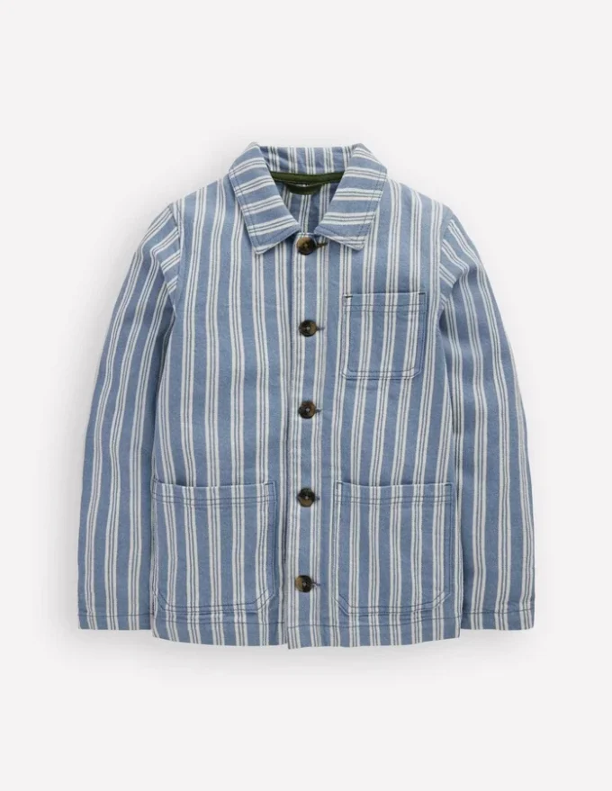 Twill Jacket Grey Stripe Twill Jacket Grey Stripe