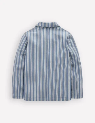 Twill Jacket Grey Stripe