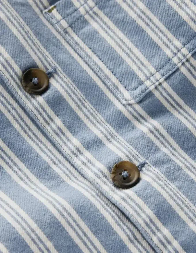 Twill Jacket Grey Stripe Twill Jacket Grey Stripe
