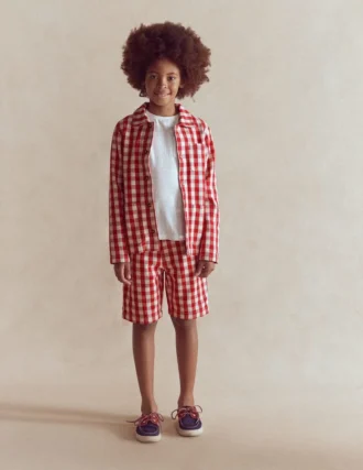 Twill Jacket Red Gingham
