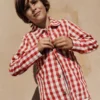 Twill Jacket Red Gingham Twill Jacket Red Gingham