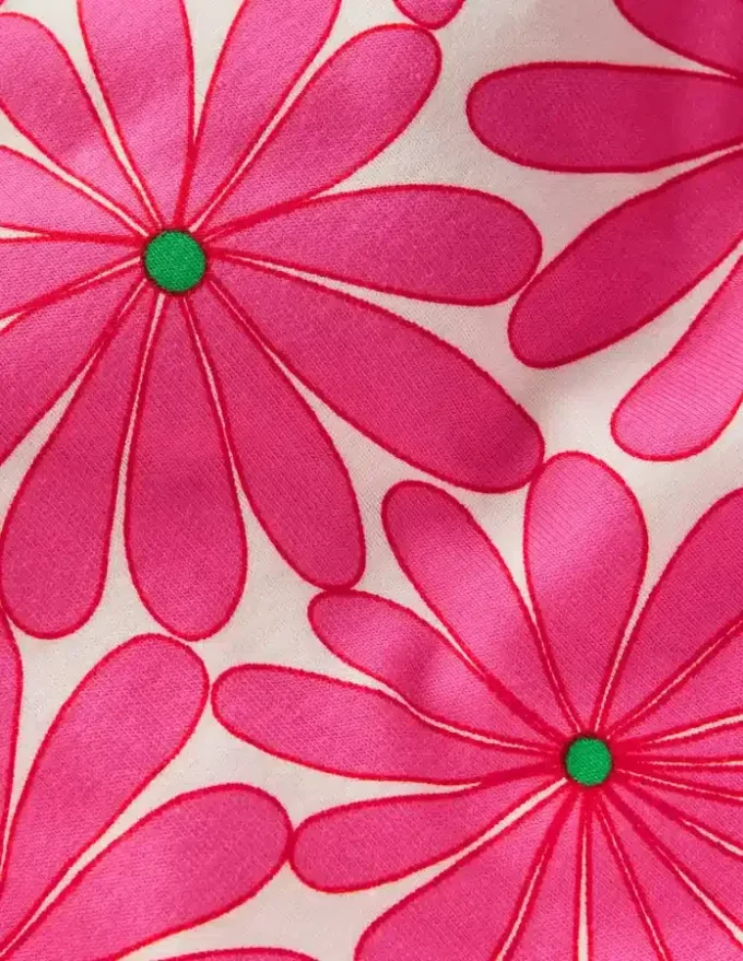 Twin Pack Short Pajamas Pink Flower