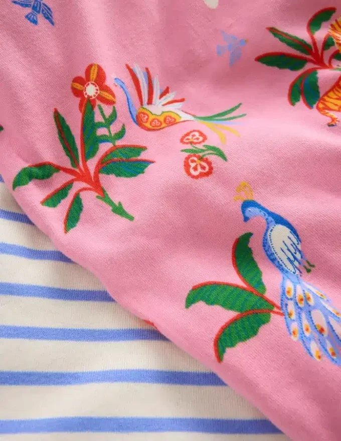 Twin Pack Short Pajamas Pink Unicorn Twin Pack Short Pajamas Pink Unicorn