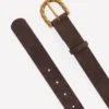 Twist Buckle Belt Brown Twist Buckle Belt Brown