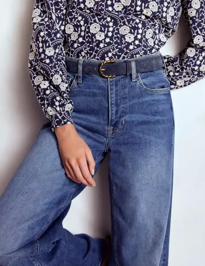 Twist Buckle Belt Navy Twist Buckle Belt Navy