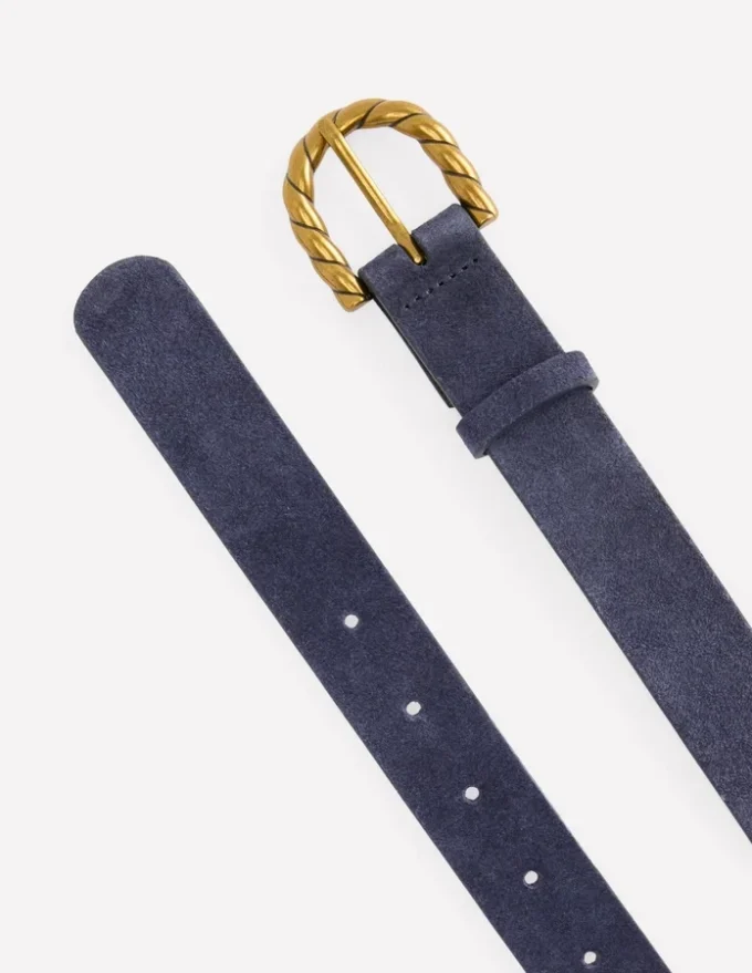 Twist Buckle Belt Navy Twist Buckle Belt Navy