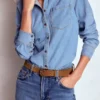 Twist Buckle Belt Tan Twist Buckle Belt Tan