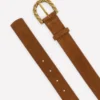 Twist Buckle Belt Tan Twist Buckle Belt Tan