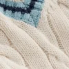 V-neck Cable Sweater Ivory V-neck Cable Sweater Ivory